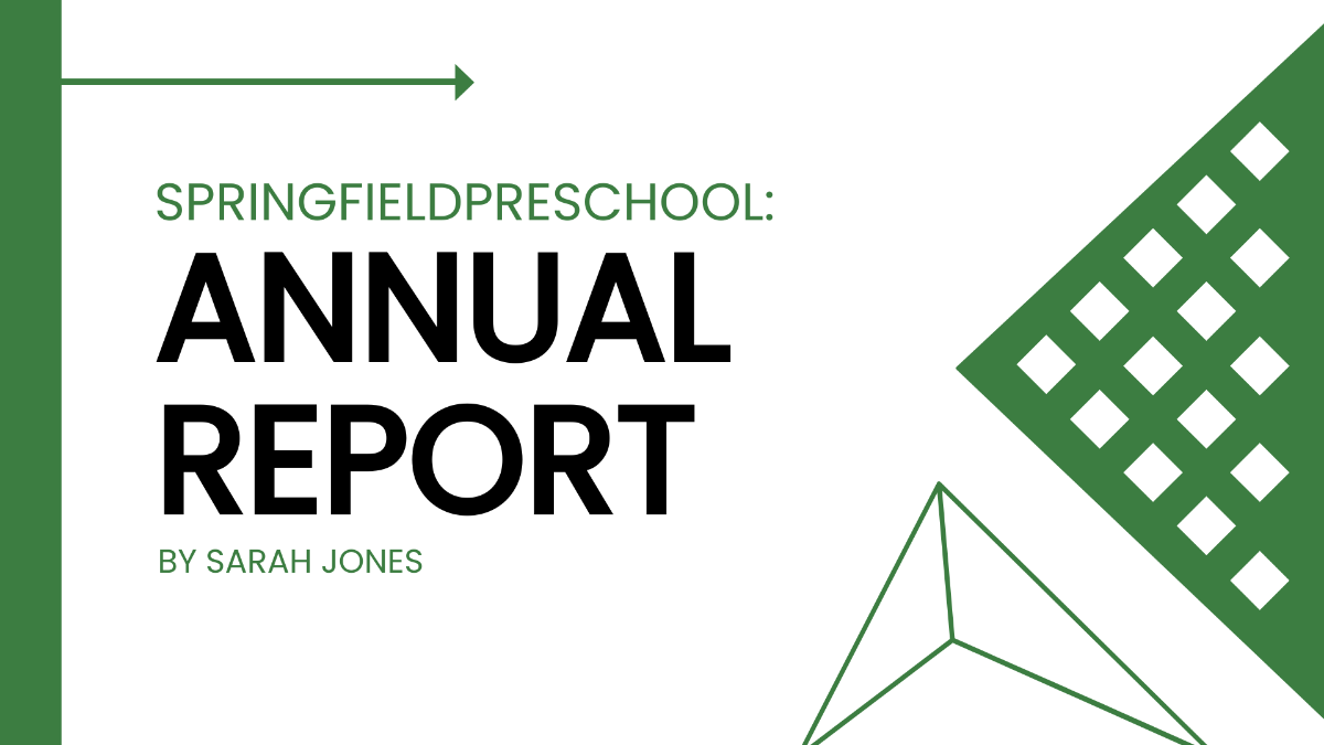 Annual Report Presentation Template - Edit Online & Download