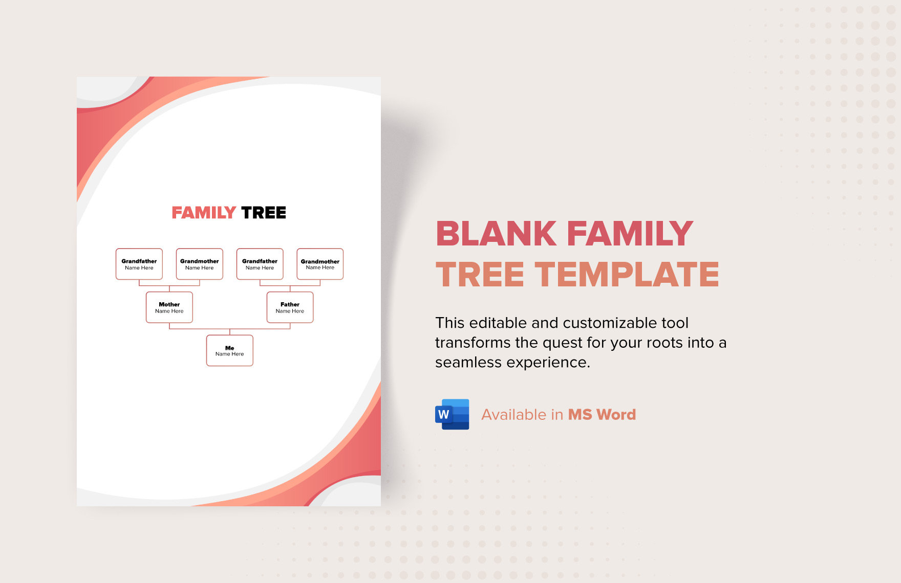 Blank Family Tree Template in Word, Pages - Download | Template.net