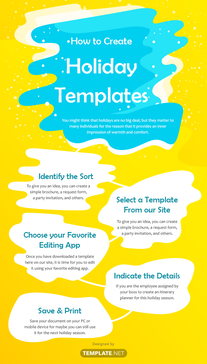 how to create holiday templates?