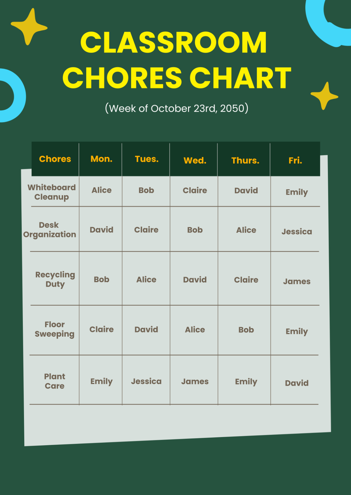 Printable Chart Template - Edit Online & Download
