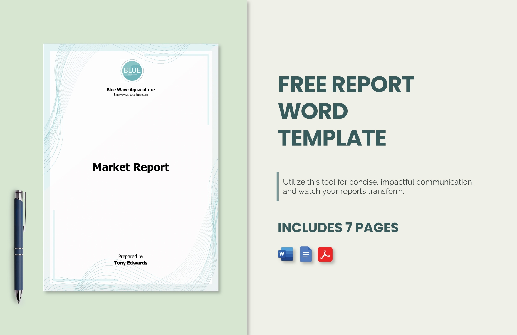 Report Word Template in Google Docs, Word, PDF, InDesign - Download | Template.net