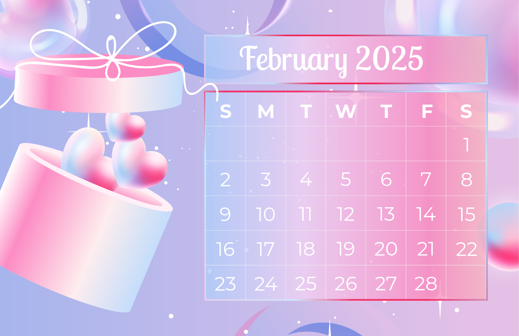 February 2025 Calendars