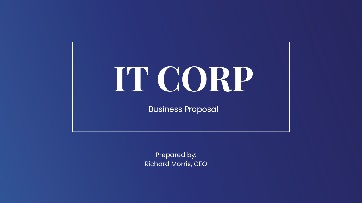 Blue Presentation Template - Edit Online & Download