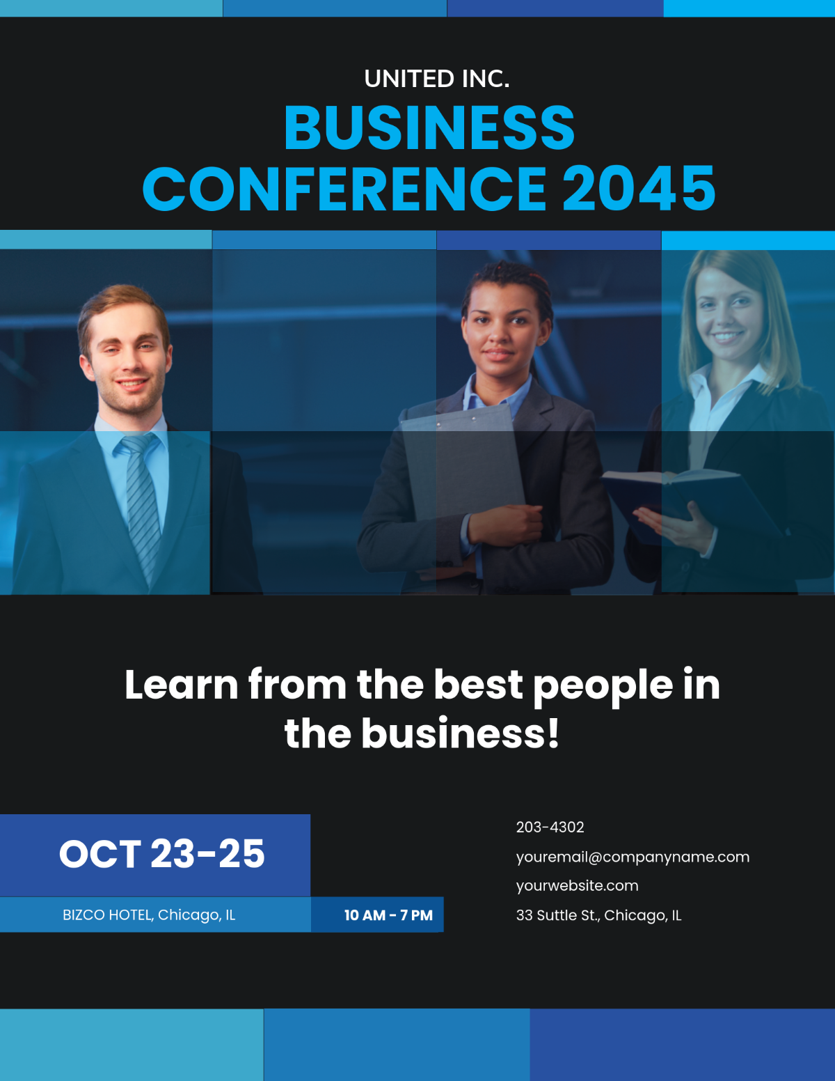 Business Conference Flyer Template - Edit Online & Download