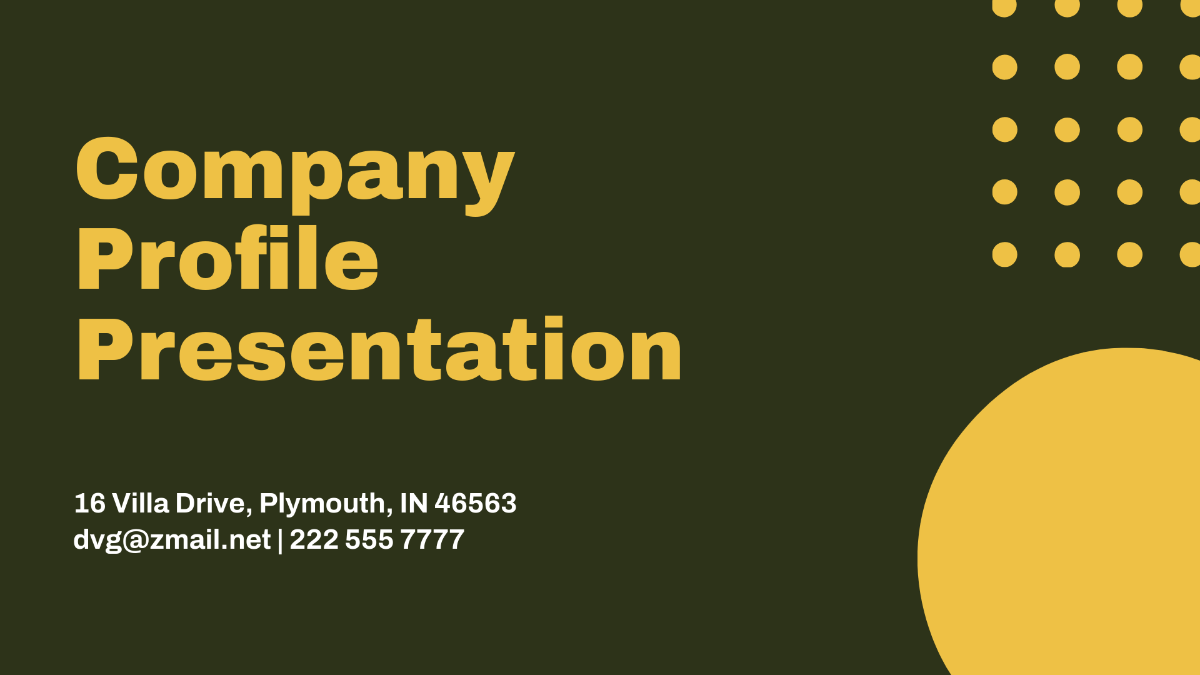 Consulting Services Company Profile - Edit Online & Download