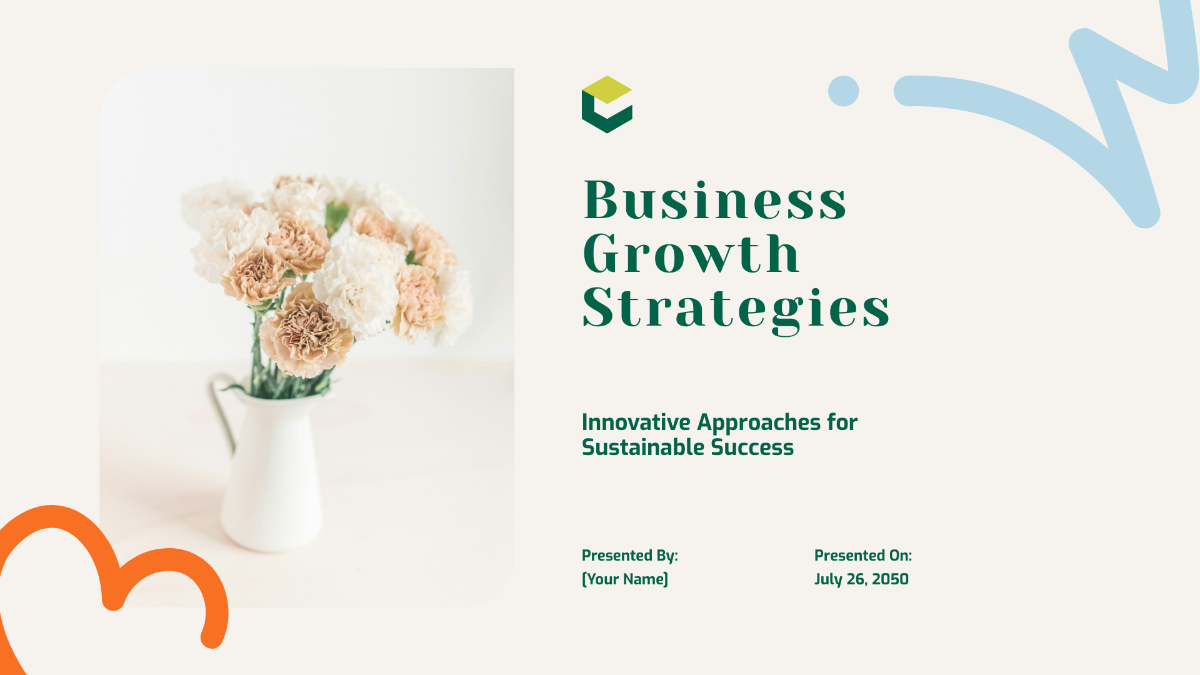 Creative Presentation Template - Edit Online & Download