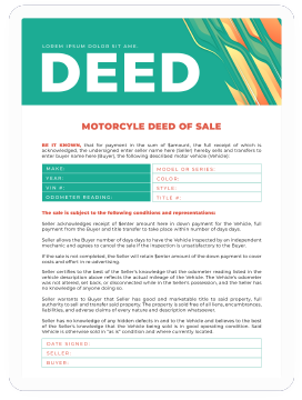 AI Deed Generator