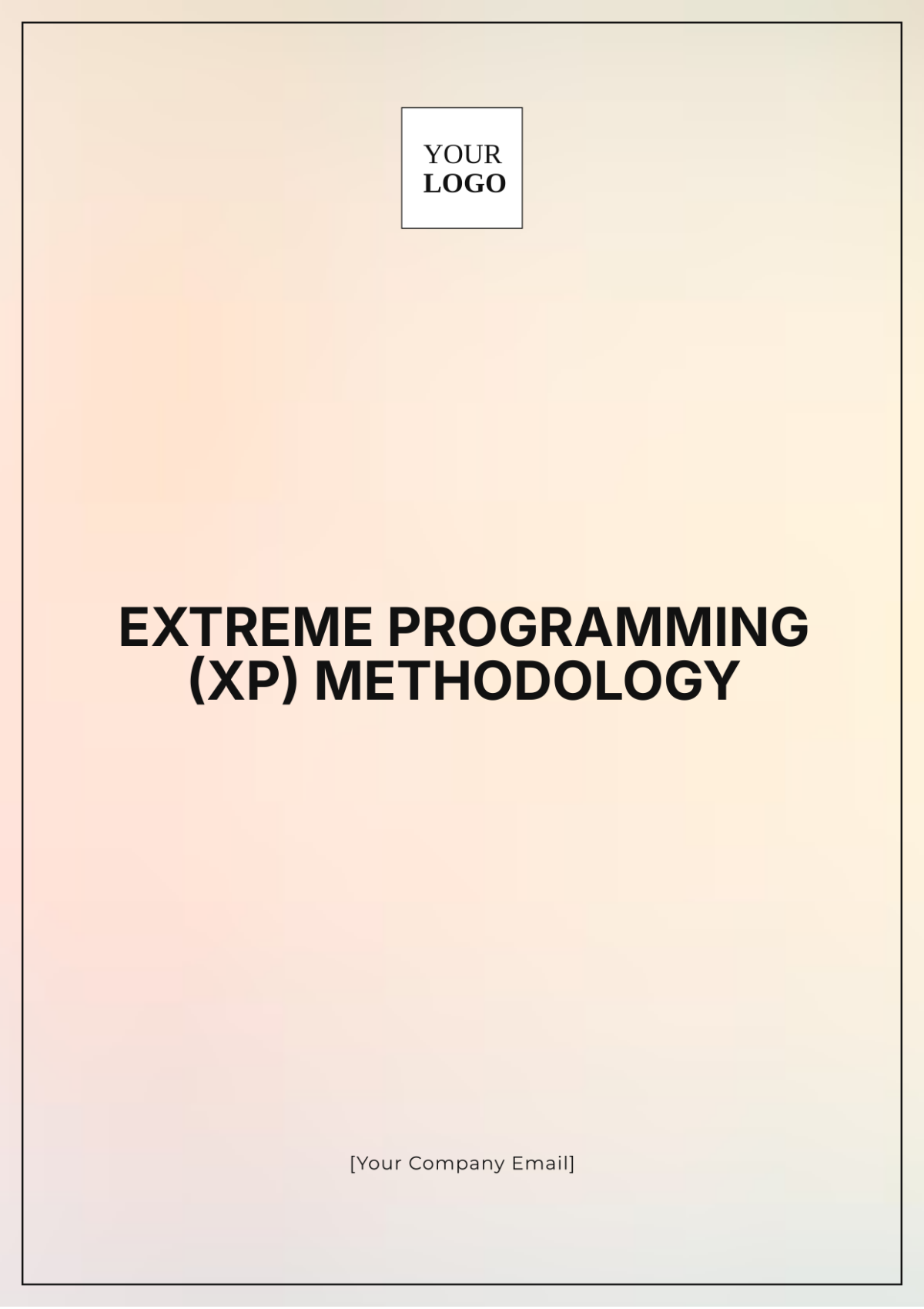 Extreme Programming (XP) Methodology Template - Edit Online & Download