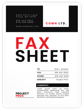 AI Fax Sheets Generator