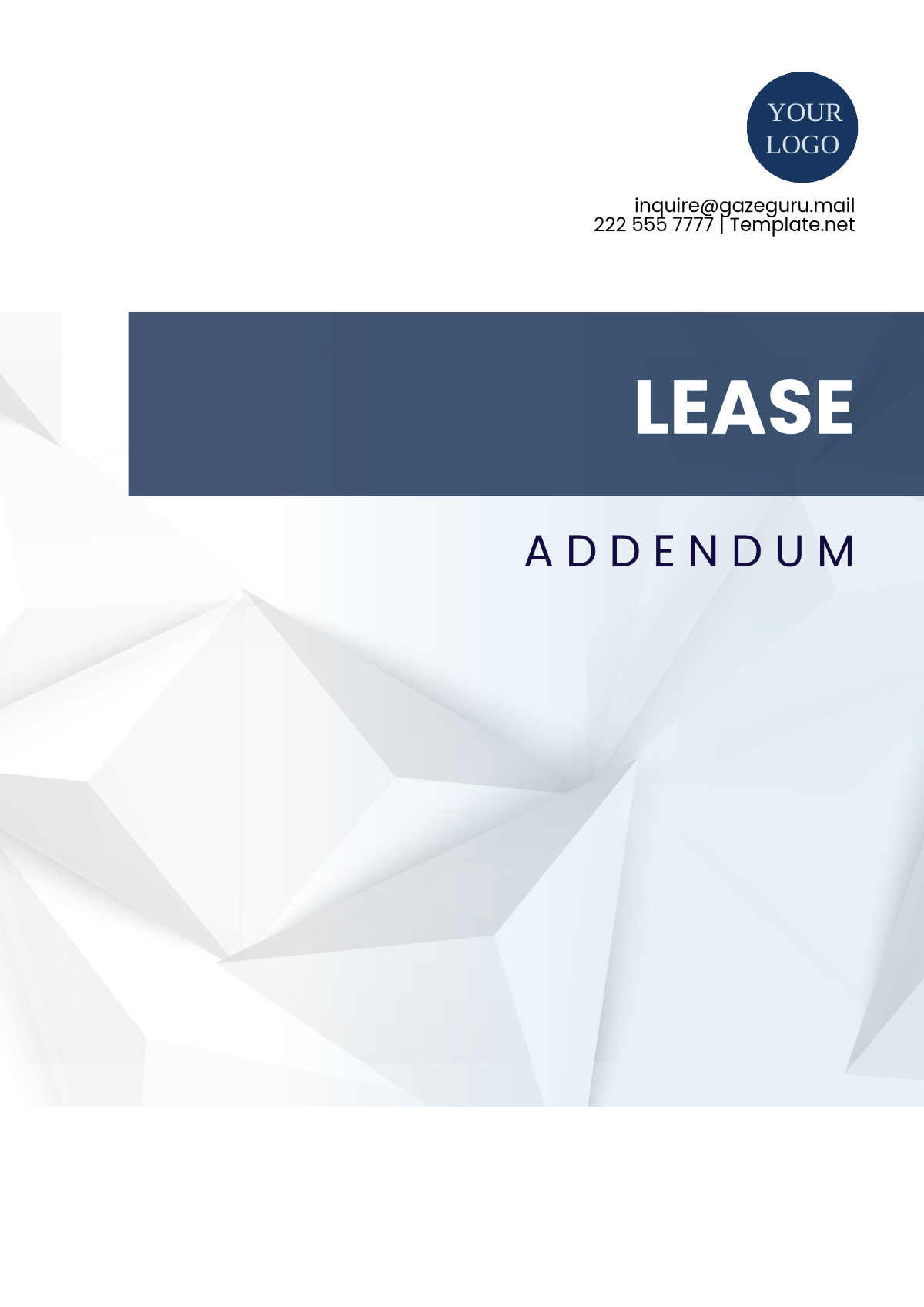 Lease Addendum Template - Edit Online & Download