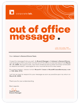 AI Out of Office Message Generator