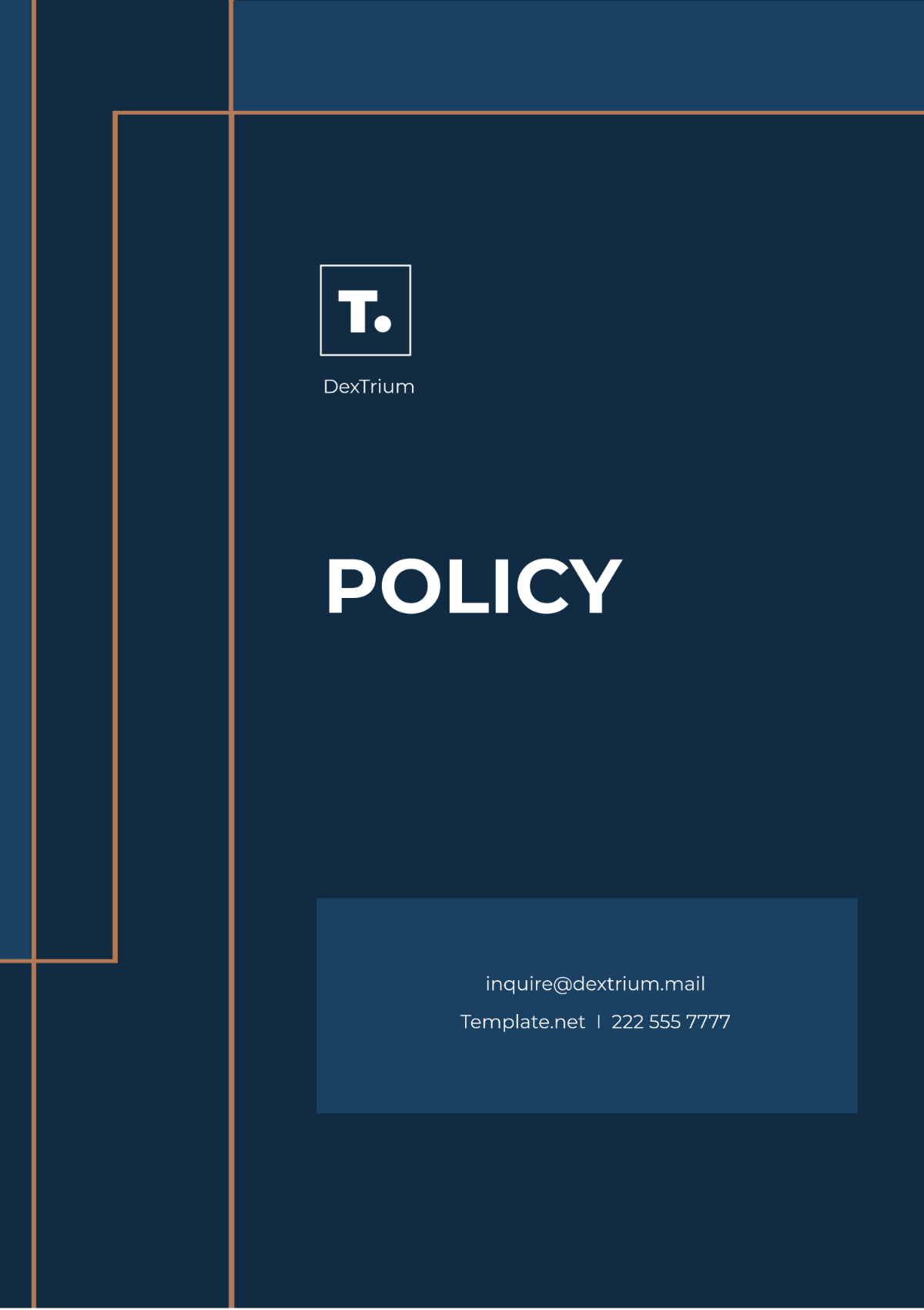 Policy Template - Edit Online & Download