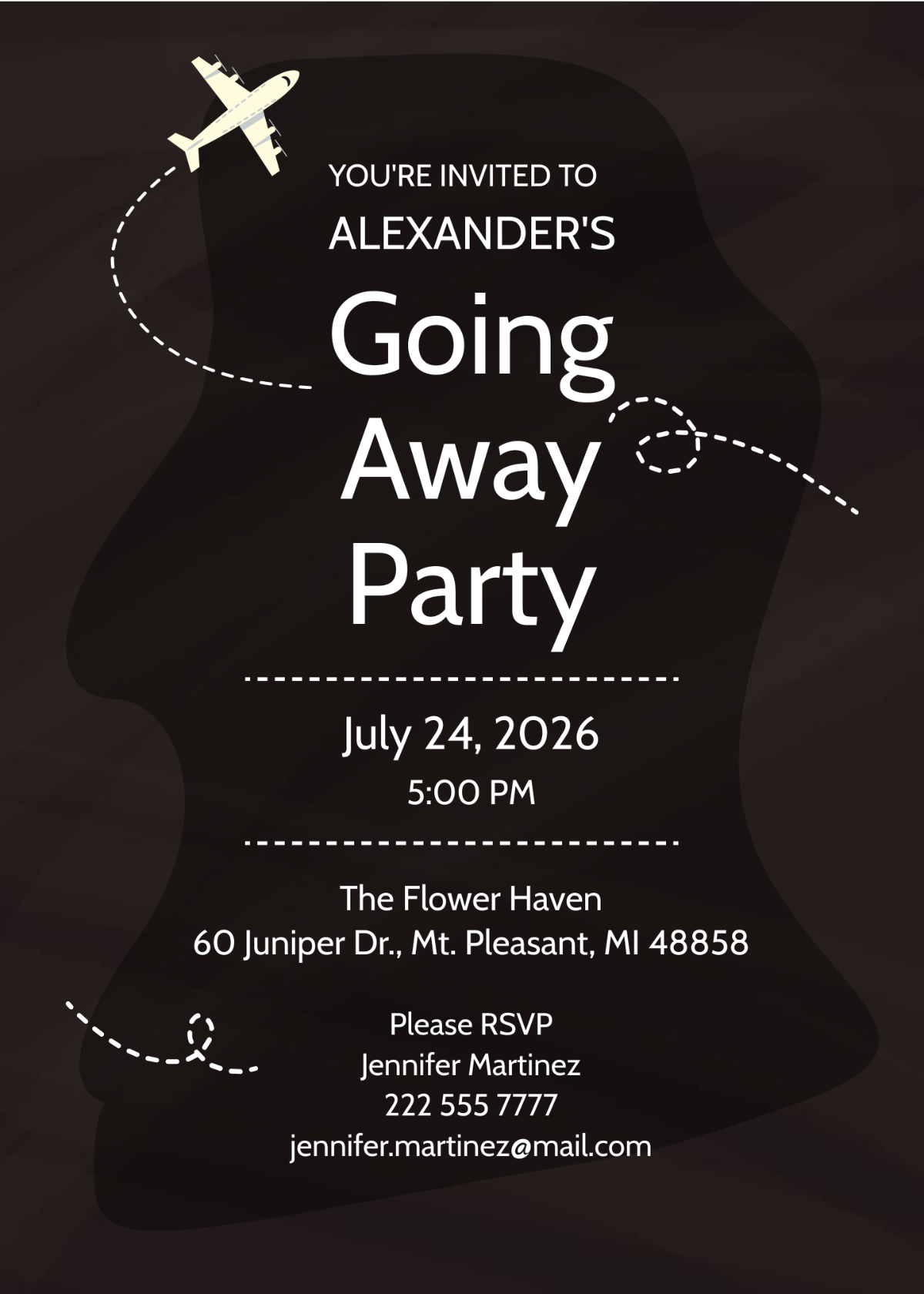 Printable Going Away Party Invitation Template - Edit Online & Download