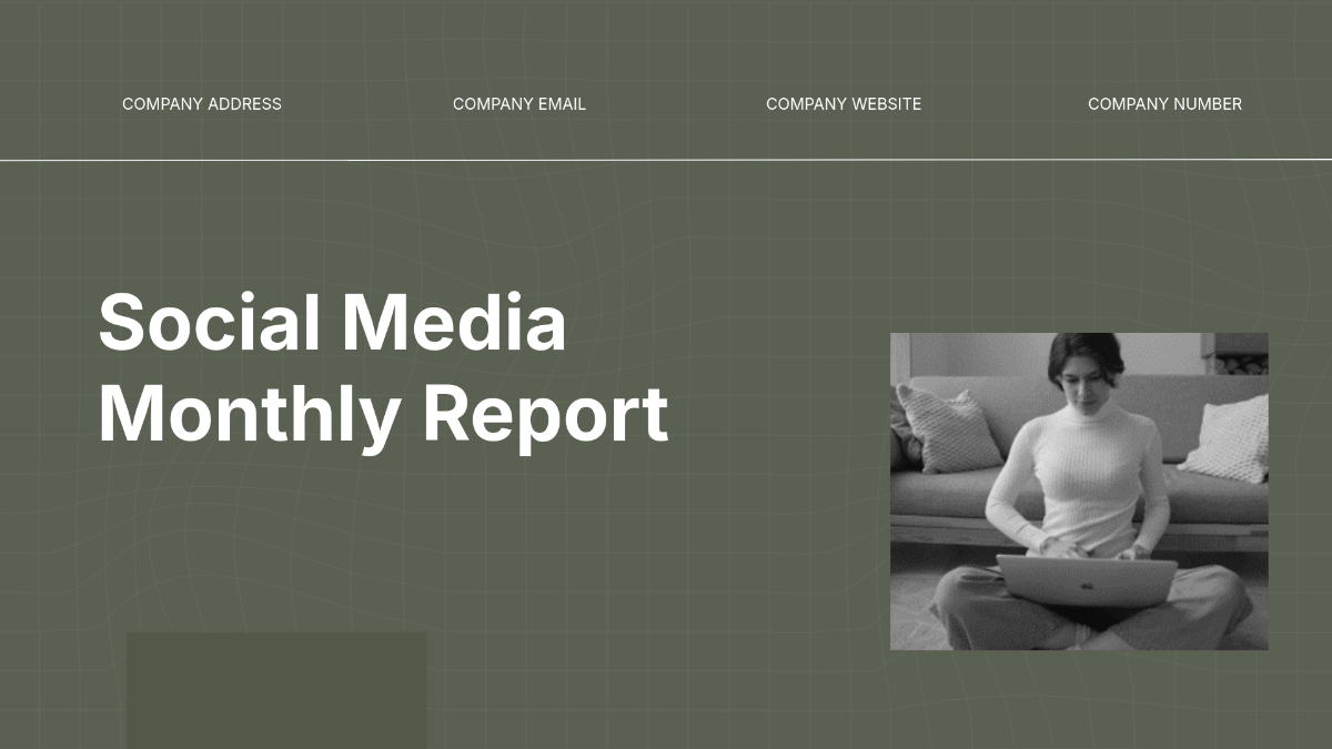 Social Media Monthly Report - Edit Online & Download