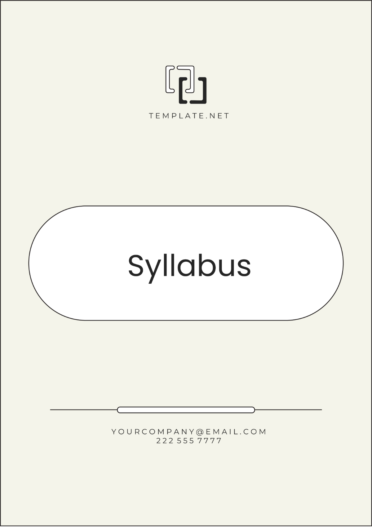 Syllabus Template - Edit Online & Download