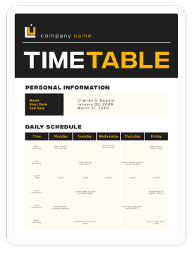 AI Timetable Generator